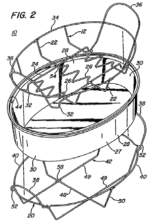 図4　 Buff特許の鍋部品の構成を示す説明図